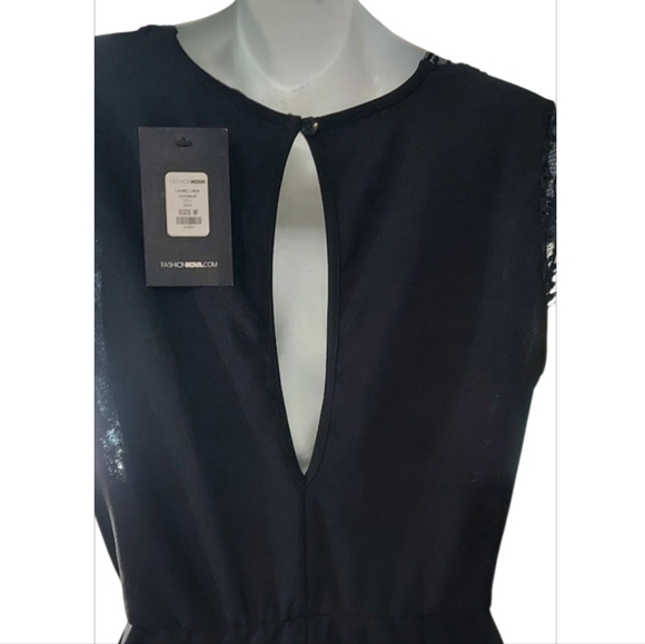 Fashion Nova Lovely Lace Jumpsuit - Picture 8 of 8